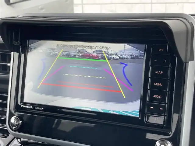 スズキ スペーシア カスタム HYBRID XS ターボ 静岡県 2018(平30)年 8.9万km ピュアホワイトP デュアルセンサーブレーキサポート/純正メモリーナビ(CN-RZ765W)/　AM FM CD DVD Bluetooth USB SD/ビルトインETC/前後方ドライブレコーダー/LEDオートヘッドランプ/レーダークルーズコントロール/シートヒーター(運転席)/両側パワースライドドア/リアクリアランスソナー/レザー調シートカバー/純正15インチアルミホイール/リアロールサンシェード/パドルシフト/フルセグTV/バックモニター