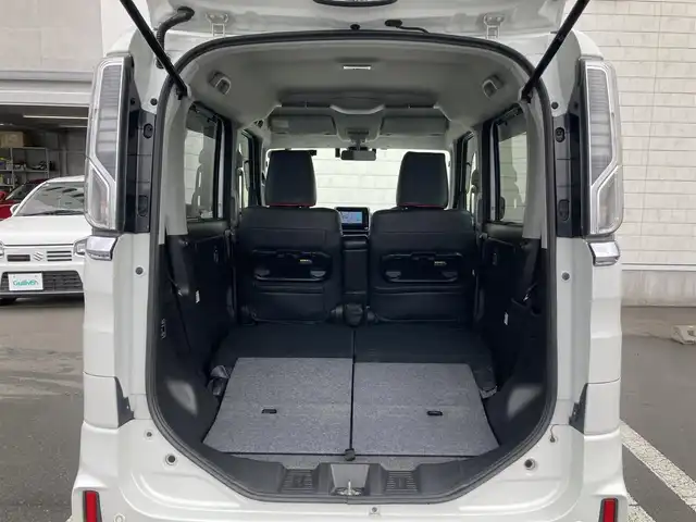 スズキ スペーシア カスタム HYBRID XS ターボ 静岡県 2018(平30)年 8.9万km ピュアホワイトP デュアルセンサーブレーキサポート/純正メモリーナビ(CN-RZ765W)/　AM FM CD DVD Bluetooth USB SD/ビルトインETC/前後方ドライブレコーダー/LEDオートヘッドランプ/レーダークルーズコントロール/シートヒーター(運転席)/両側パワースライドドア/リアクリアランスソナー/レザー調シートカバー/純正15インチアルミホイール/リアロールサンシェード/パドルシフト/フルセグTV/バックモニター