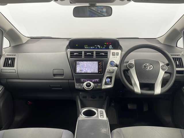 トヨタ プリウス α S 栃木県 2011(平23)年 18.4万km シルバーM 純正ナビ/　ワンセグ/CD/DVD/AM/FM/BT/SD/バックカメラ/ETC/オートライト/フォグランプ/電格ウィンカーミラー