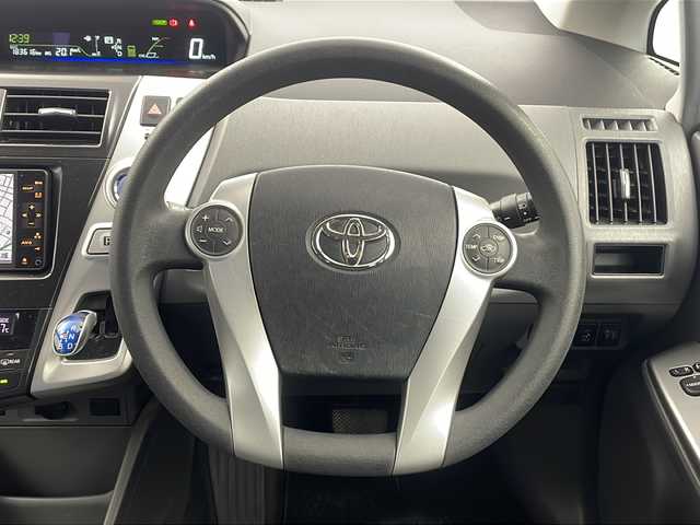 トヨタ プリウス α S 栃木県 2011(平23)年 18.4万km シルバーM 純正ナビ/　ワンセグ/CD/DVD/AM/FM/BT/SD/バックカメラ/ETC/オートライト/フォグランプ/電格ウィンカーミラー