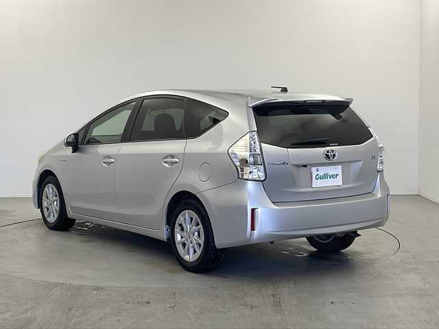 トヨタ プリウス α S 栃木県 2011(平23)年 18.4万km シルバーM 純正ナビ/　ワンセグ/CD/DVD/AM/FM/BT/SD/バックカメラ/ETC/オートライト/フォグランプ/電格ウィンカーミラー