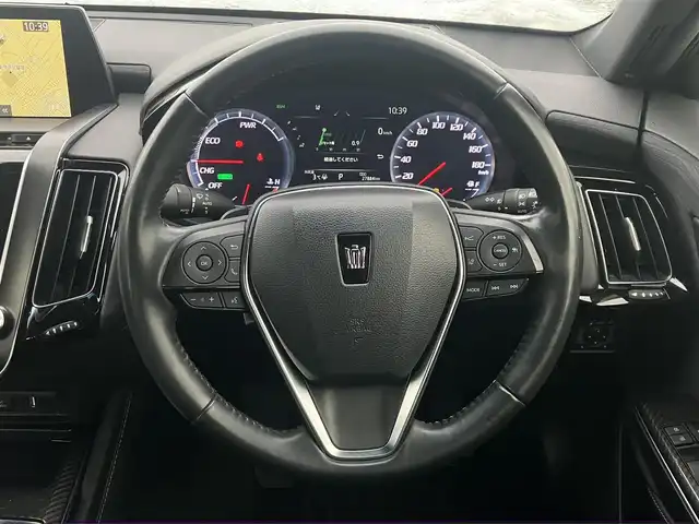 トヨタ クラウン ハイブリッド RS Four 道南・函館 2020(令2)年 2.8万km ホワイトパールクリスタルシャイン /純正ナビ//フルセグTV//寒冷地仕様//バックカメラ//クルーズコントロール//ETC//シートヒーター//ハンドルヒーター//レーンキープアシスト//コーナーセンサー//ブラインドスポットモニター//レーンキープ