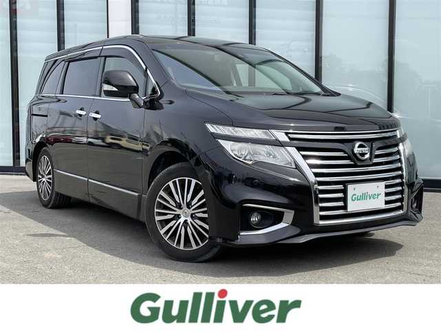 日産 エルグランド 250ハイウェイスターS 大阪府 2019(平31)年 3.2万km ファントムブラック 純正ナビ/  フルセグTV/Bluetooth/衝突軽減/バックモニター/両側パワースライドドア/レーダークルーズコントロール/ステアリングスイッチ/ドライブレコーダー/オットマン/コーナーセンサー/ＥＴＣ/ＬＥＤライト