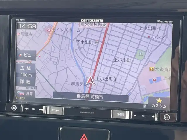 日産 デイズ ルークス ハイウェイスター Gターボ 群馬県 2017(平29)年 5.5万km オーシャンブルーP ナビ　/全周囲カメラ　/フルセグ・Ｂｌｕｅｔｏｏｔｈ・CD・DVD　/衝突軽減ブレーキ　/両側パワースライドドア　/クルーズコントロール　/オートハイビーム　/ドライブレコーダー　/ＥＴＣ　/フロアマット　/スマートキー２本　/レーダー探知機