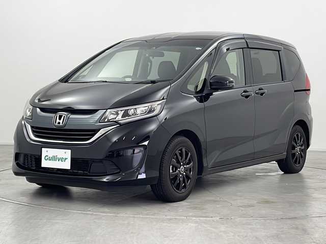 ホンダ フリード G ホンダセンシング 群馬県 2017(平29)年 4.3万km クリスタルブラックパール 純正９型ナビ　バックカメラ　衝突被害軽減ブレーキ　両側電動スライドドア　ビルトインETC 前後ドライブレコーダー　LEDヘッドライト　ステアリングリモコン　オートライト　スマートキー　禁煙車