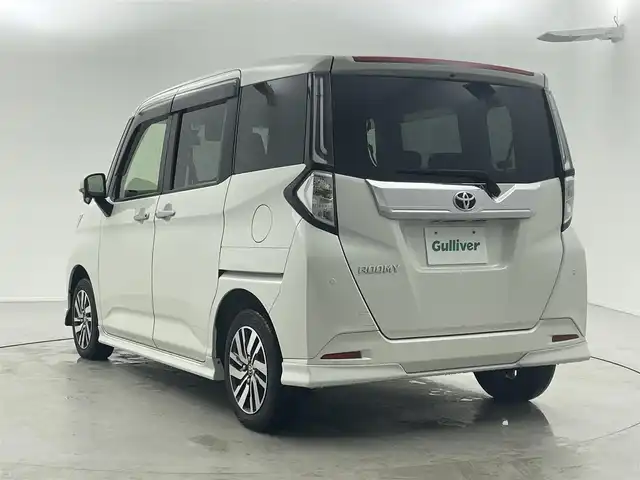 トヨタ ルーミー カスタムG 福井県 2022(令4)年 1.7万km パールホワイトⅢ 純正オーディオ/スマートキー/両側パワースライドドア/純正フロアマット/純正アルミホイール/前後コーナーセンサー/LEDヘッドライト/フロントフォグランプ/トヨタセーフティセンス