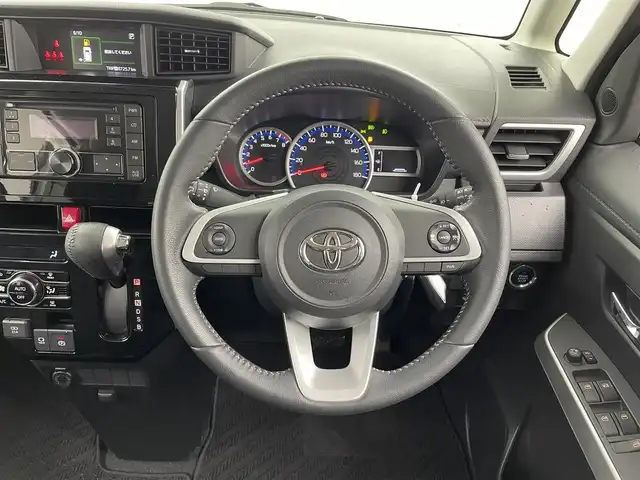トヨタ ルーミー カスタムG 福井県 2022(令4)年 1.7万km パールホワイトⅢ 純正オーディオ/スマートキー/両側パワースライドドア/純正フロアマット/純正アルミホイール/前後コーナーセンサー/LEDヘッドライト/フロントフォグランプ/トヨタセーフティセンス