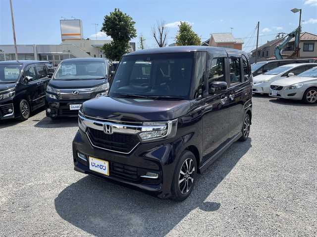ホンダ Ｎ ＢＯＸ G L ホンダセンシング 神奈川県 2019(平31)年 8.6万km プレミアムベルベットパープル・パール (株)IDOMが運営する【じしゃロン秦野店】の自社ローン専用車両になりますこちらは現金またはオートローンご利用時の価格です。自社ローンご希望の方は別途その旨お申付け下さい/片側パワースライドドア/ETC/社外ナビ/ドアバイザー/衝突軽減システム/LEDヘッドライト