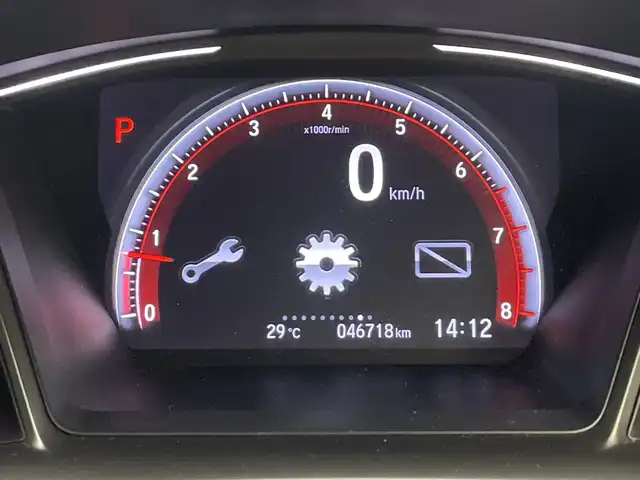 ホンダ シビック ハッチバック ホンダセンシング 三重県 2018(平30)年 4.7万km クリスタルブラックパール 禁煙車/純正7インチナビ/・フルセグ・・CD・DVD・Bluetooth・USB/バックカメラ/レーダークルーズコントロール/前席シートヒーター/パドルシフト/LEDヘッドライト（オート）/前方ドライブレコーダー/ETC/ブレーキホールド/ステアリングリモコン/純正18インチAW/フォグライト