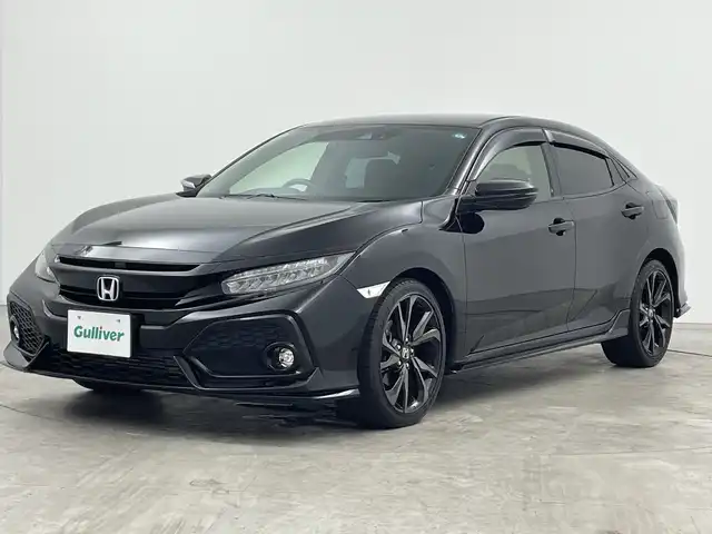 ホンダ シビック ハッチバック ホンダセンシング 三重県 2018(平30)年 4.7万km クリスタルブラックパール 禁煙車/純正7インチナビ/・フルセグ・・CD・DVD・Bluetooth・USB/バックカメラ/レーダークルーズコントロール/前席シートヒーター/パドルシフト/LEDヘッドライト（オート）/前方ドライブレコーダー/ETC/ブレーキホールド/ステアリングリモコン/純正18インチAW/フォグライト