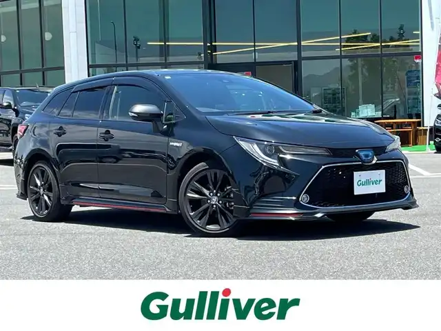 トヨタ カローラツーリング ハイブリッド ダブルバイビー 奈良県 2020(令2)年 3.8万km ブラックマイカ 純正９インチナビ　/ＡｐｐｌｅＣａｒｐｌａｙ　/ＡｎｄｒｏｉｄＡｕｔｏ　/電動パーキングブレーキ　/ブレーキホールド　/ヘッドアップディスプレイ　/ブラインドスポットモニター　/ＵＳＢ入力端子　/ＴＲＤフルエアロ