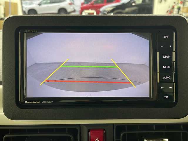 ダイハツ ムーヴ キャンバス ストライプス G 秋田県 2022(令4)年 1.7万km シャイニングホワイトパール/ファインミントメタリック 4WD/スマートアシスト/社外SDナビ/　　CD/DVD/Bluetooth/フルセグ/バックカメラ/両側パワースライドドア/LEDオートライト/LEDフォグランプ/オートマチックハイビーム/前席シートヒーター/コーナーセンサー/純正フロアマット/スマートキー