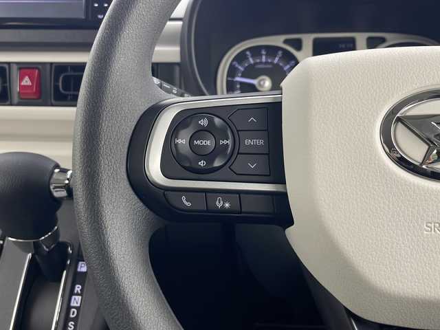 ダイハツ ムーヴ キャンバス ストライプス G 秋田県 2022(令4)年 1.7万km シャイニングホワイトパール/ファインミントメタリック 4WD/スマートアシスト/社外SDナビ/　　CD/DVD/Bluetooth/フルセグ/バックカメラ/両側パワースライドドア/LEDオートライト/LEDフォグランプ/オートマチックハイビーム/前席シートヒーター/コーナーセンサー/純正フロアマット/スマートキー