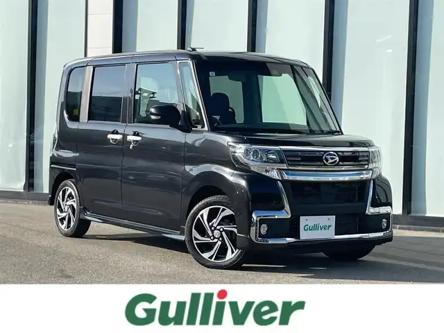 ダイハツ タント カスタムRSトップED VS SAⅢ 大阪府 2019(平31)年 4.4万km ブラックマイカメタリック 社外ナビ　/   フルセグTV/CD/DVD/Bluetooth/USB　/全方位モニター　/衝突軽減ブレーキ/リアコーナーセンサー　/シートヒーター（運転席のみ）　/両側パワースライドドア　/アイドリングストップ/オートマチックハイビーム/純正15インチアルミホイール　/純正フロアマット　/プッシュスタート　/スマートキー　/ハーフレザーシート　/ＬＥＤライト