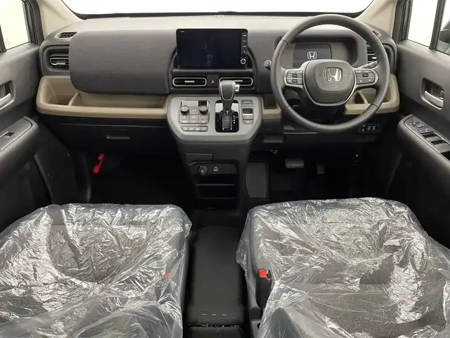 ホンダ フリード ハイブリット e:HEV AIR EX 新潟県 2025(令7)年 0.1千km メテオロイドグレーメタリック 4WD/純正9インチメモリナビ【LXM-242ZFNI】/　フルセTV/Bluetooth/AppleCarPlay/AndroidAuto/ブラインドスポットインフォメーション/踏み間違い衝突軽減システム/レーダークルーズコントロール/衝突被害軽減ブレーキ/レーンキープアシスト/前後コーナーセンサー/両側パワースライドドア/前席シートヒーター/バックモニター/リアクーラー/横滑り防止装置/LEDヘッドライト/オートマチックハイビーム/オートライト/レザーステアリング/ステアリングスイッチ/禁煙車