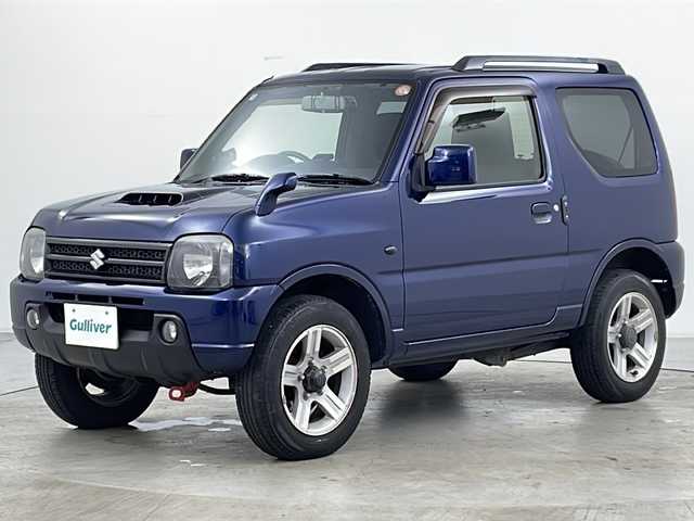 スズキ ジムニー XC 道央・札幌 2014(平26)年 13.6万km ノクターンブルーパール ・4WD/・寒冷地仕様/・社外ナビ（BT DVD CD）/・ルーフレール/・背面タイヤ/・社外ブースト計/・社外マルチメーター/・社外マフラー/・社外AW付き冬タイヤ積載/・社外インテークチャンバー/・社外ブローオフバルブ