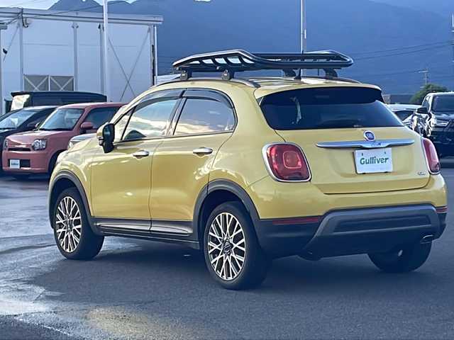 フィアット ５００Ｘ イエロークロス 鹿児島県 2016(平28)年 4万km 黄 前後純正ドライブレコーダー/純正ナビ/バックカメラ/TVフルセグ/CD再生可能/後方コーナーセンサー/レーンキープアシスト/オートライト/LEDヘッドライト/本革シート/純正フロアマット/前席パワーシート/カーテンエアバック/盗難防止装置/スマートキー