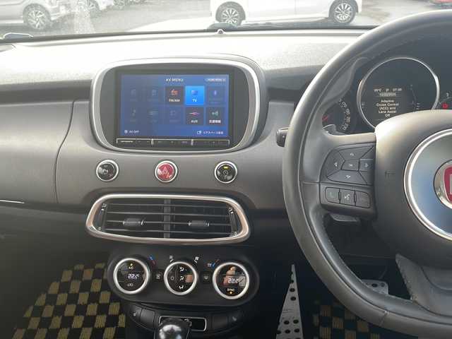 フィアット ５００Ｘ イエロークロス 鹿児島県 2016(平28)年 4万km 黄 前後純正ドライブレコーダー/純正ナビ/バックカメラ/TVフルセグ/CD再生可能/後方コーナーセンサー/レーンキープアシスト/オートライト/LEDヘッドライト/本革シート/純正フロアマット/前席パワーシート/カーテンエアバック/盗難防止装置/スマートキー