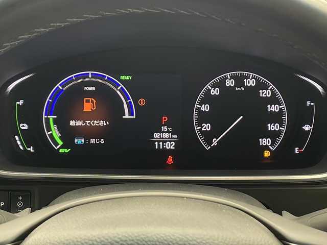ホンダ オデッセイ ハイブリッド e:HEVアブソルート EX 千葉県 2021(令3)年 2.2万km プレミアムヴィーナスブラックP 禁煙車/エンジンスタートボタン/フィリップダウンモニター/全方位カメラ/前後コーナーセンサー/ＡｐｐｌｅＣａｒＰｌａｙ/レーンキープアシスト/ヒートシーター/前後ドラレコ/電動格納ミラー