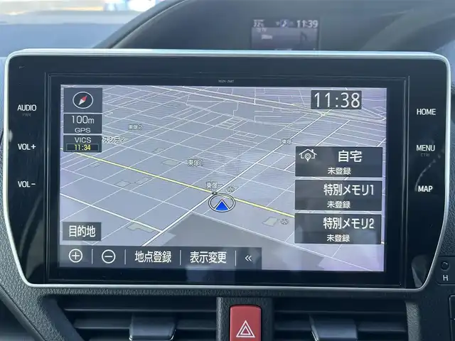 トヨタ エスクァイア Gi プレミアムパッケージ ブラックテーラード 岡山県 2019(平31)年 8.6万km スパークリングブラックパールクリスタルシャイン 純正10インチSDナビゲーション/・フルセグTV/CD/DVD/SD/Bluetooth/純正フリップダウンモニター/バックカメラ/ビルトインETC/両側パワースライドドア/後席エアコン/ハーフレザーシート/DN席シートヒーター/キャプテンシート/ISOFIX対応/革巻きステアリング/ステアリングヒーター/ステアリングリモコン/純正15インチアルミホイール/純正LEDヘッドライト/・オートマチックハイビーム/純正LEDフォグランプ/純正フロアマット/純正ドアバイザ―/新車保証書/トヨタセーフティセンス/・クルーズコントロール/・プリクラッシュセーフティ/・クリアランスソナー/・先行車発進お知らせ機能/・レーンディパーチャーアラート