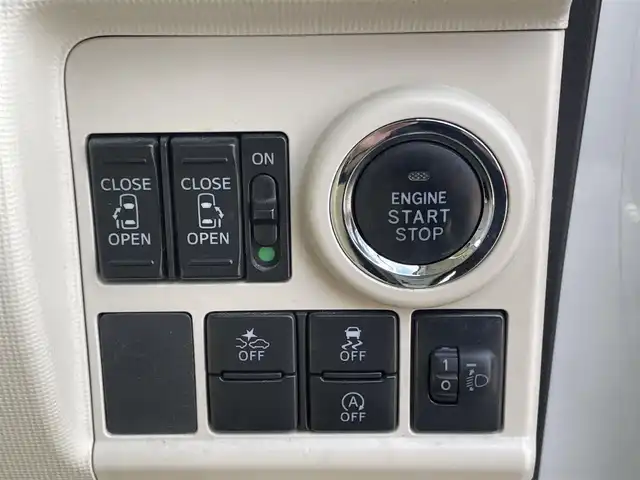 ダイハツ ムーヴ キャンバス X LTD SA Ⅱ 山梨県 2017(平29)年 9.8万km パールホワイトⅢ/ナチュラルベージュマイカメタリック 2トーン (株)IDOMが運営する【じしゃロン甲府店】の自社ローン専用車両になります。/こちらは現金またはオートローンご利用時の価格です。自社ローンご希望の方は別途その旨お申付け下さい/純正メモリーナビ/（フルセグＴＶ・ＣＤ・ＤＶＤ・BTオーディオ）/スマートアシストII/両側パワースライドドア/スマートキー/新車時保証書/取扱説明書/ナビ取扱説明書