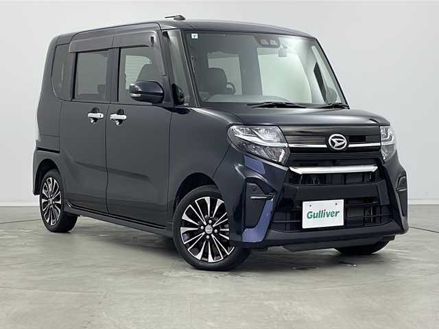 ダイハツ タント カスタム RS 新潟県 2019(令1)年 2.3万km パールブラック 4WD/衝突軽減ブレーキ/社外メモリナビ/バックカメラ/フルセグTV/前後ドライブレコーダー/両側パワースライドドア/コーナーセンサー/オートライト/LEDヘッドライト/プッシュスタート/アイドリングストップ/シートヒーター/エンジンスターター/レーダー