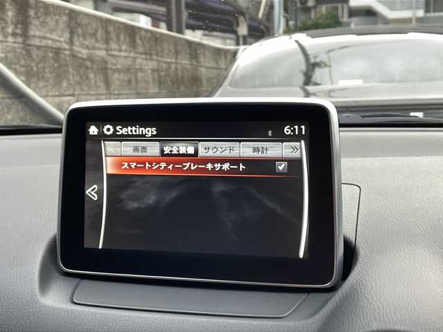 マツダ デミオ 13S 東京都 2016(平28)年 4.1万km ダイナミックブルーマイカ 新車時保証書　/取扱説明書　ナビ説明書/スマートシティーブレーキ/純正ナビ/BT/ビルトインETC/LEDヘッドライト/オートライト/シートヒーター/スマートキー×2/サイド/カーテンエアバック/横滑り防止装置