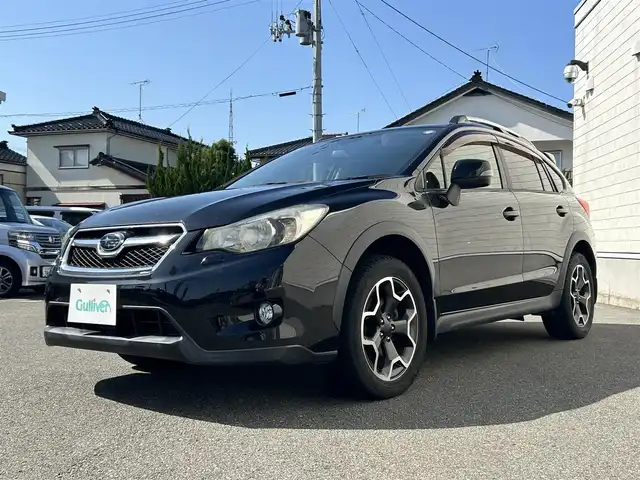 スバル インプレッサ ＸＶ 2．0i－L アイサイト 山形県 2014(平26)年 6.8万km クリスタルブラックシリカ ４WD/社外メモリナビ/（BT/FM/AM/フルセグTV)/クルーズコントロール/パドルシフト/アイドリングストップ/横滑り防止装置/車線逸脱防止装置/衝突軽減ブレーキ/純正バイザー/純正マット/ダブルエアバック/スマートキー/ルーフレール/ETC/取扱説明書