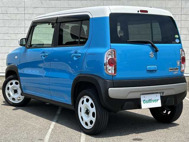 スズキ ハスラー G 新潟県 2018(平30)年 5.2万km サマーブルーM 社外ナビ/（Bluetooth、フルセグ、CD/DVD、AM/FM）/シートヒーターDN席/ドライブレコーダー（コムテック：DC-DR41）/アイドリングストップ/衝突軽減/横滑り防止/プッシュスタート/スマートキー