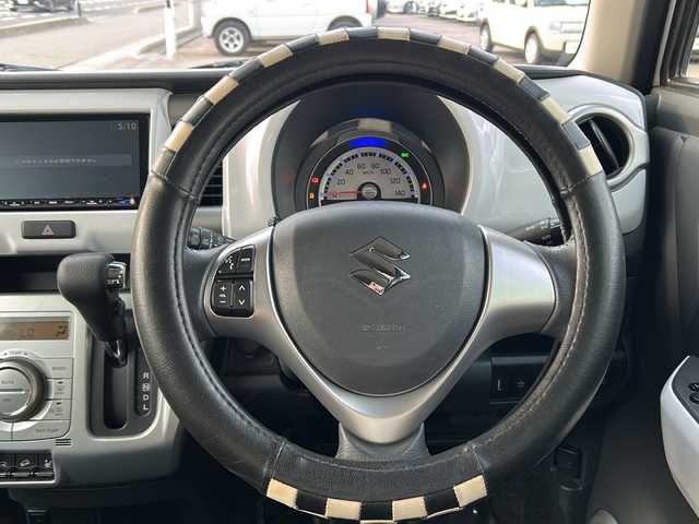 スズキ ハスラー X ターボ 秋田県 2017(平29)年 5.6万km ピュアホワイトP ワンオーナー/社外SDナビ/Bluetooth/CD/DVD/4WD/純正15インチアルミホイール/ETC/スペアキー/エンジンスターター