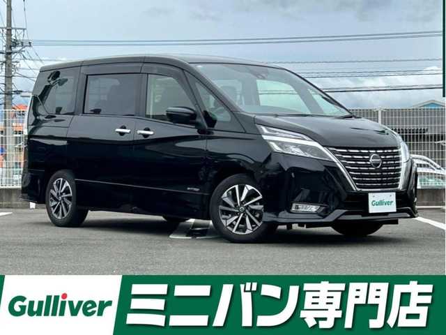 日産 セレナ ハイウェイスター V 福岡県 2021(令3)年 3.3万km ダイヤモンドブラック 純正10型SDナビ（フルセグ/TV/CD/DVD/BT）アラウンドビューモニタープロパイロットエマージェンシーブレーキコーナーセンサーETCBSMドラレコデジタルインナーミラUSBポート純正LEDヘットライト純正フロアマット純正16インチアルミホイールスマートキープッシュスタート