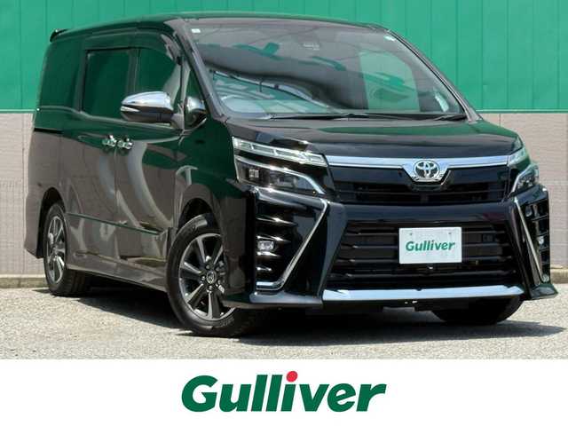 トヨタ ヴォクシー ZS 煌Ⅱ 千葉県 2021(令3)年 4.4万km ブラック 純正10インチSDナビ/　（BT/DVD/CD/AM/FM)/アルパイン12.1フリップダウン/フルセグ/トヨタセーフティセンス/前後コーナーセンサー/両側パワスラ/バックカメラ/クルーズコントロール/ETC