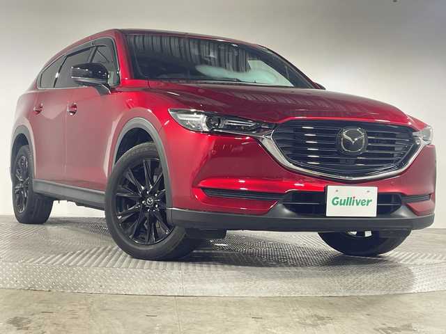 マツダ ＣＸ－８ 25S ブラックトーンED 神奈川県 2022(令4)年 1.8万km ソウルレッドクリスタルM 純正１０．２５インチナビ/フルセグTV/Bluetooth/USB/衝突軽減/ＢＳＭ/全方位モニター/アドバンスドシティーブレーキ/BSM/前席・2列目シートヒーター/前後コーナーセンサー/ヘッドアップディスプレイ/レーダークルーズコントロール/電動リアゲート/パワーシート/前後ドライブレコーダー/アイドリングストップ/ワイヤレス充電/ＥＴＣ/アダクティブＬＥＤライト/オートハイビーム