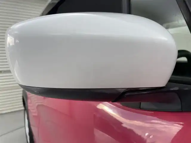 スズキ ハスラー G 茨城県 2016(平28)年 5.7万km キャンディピンクメタリック/ホワイト2トーンルーフ 社外ナビ/フルセグ/衝突被害軽減ブレーキ/シートヒーター/スマートキー/プッシュスタート