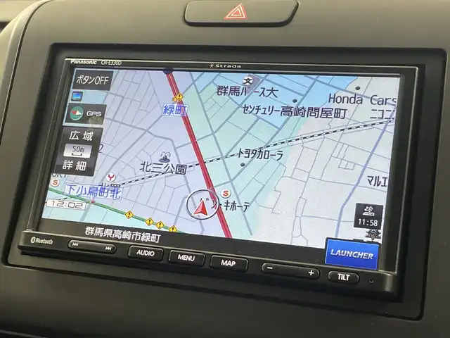 ホンダ フリード クロスター 群馬県 2023(令5)年 0.3万km スーパープラチナグレーメタリック ナビ 衝突被害軽減ブレーキ バックカメラ　ルーフレール　ハーフレザー　アダプティブクルーズコントロール　シートヒーター　LED　ETC オートライト　スマートキー　アイドリングストップ　禁煙車