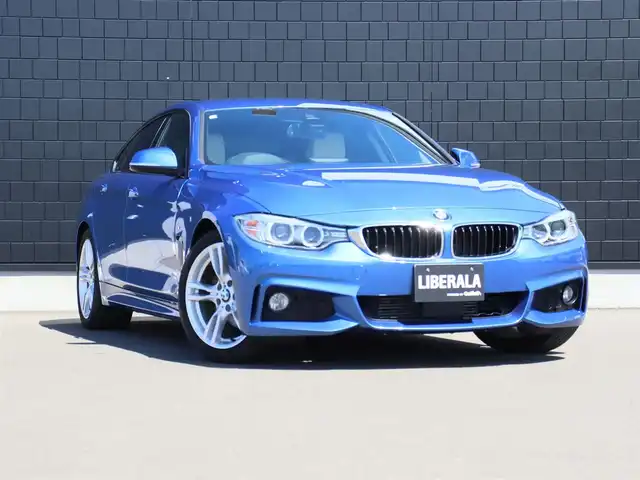 ＢＭＷ ４２０ｉ グランクーペ Mスポーツ 宮城県 2015(平27)年 4.5万km エストリル・ブルー ワンオーナー/純正ナビ/・ＣＤ・ＤＶＤ・ＢＴ・ＵＳＢ・ＡＵＸ/バックカメラ/インテリジェントセーフティ/・衝突警告・歩行者警告・車線逸脱警告/アダプティブクルーズコントロール/コンフォートアクセス/パワーテールゲート/ホワイトレザーシート/・左右パワーシート・シートヒーター/・Ｄ席メモリー機能付き/マニュアルモード付/・パドルシフト/ミラー一体型ＥＴＣ/アイドリングストップ/プッシュスタート/キセノンヘッドライト/Ｍスポーツ純正１８インチＡＷ