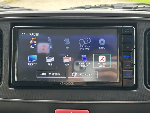 マツダ キャロル ハイブリッドGX 長崎県 2024(令6)年 0.5万km ベージュ ワンオーナー/社外メモリナビ/（CD/DVD/BT/フルセグ）/バックカメラ/衝突軽減ブレーキ/レーンアシスト/シートヒーター/ETC/前後ドライブレコーダー/オートライト/スマートキー/プッシュスタート/純正14インチAW/カラーコード：WBB　ソフトベージュメタリック