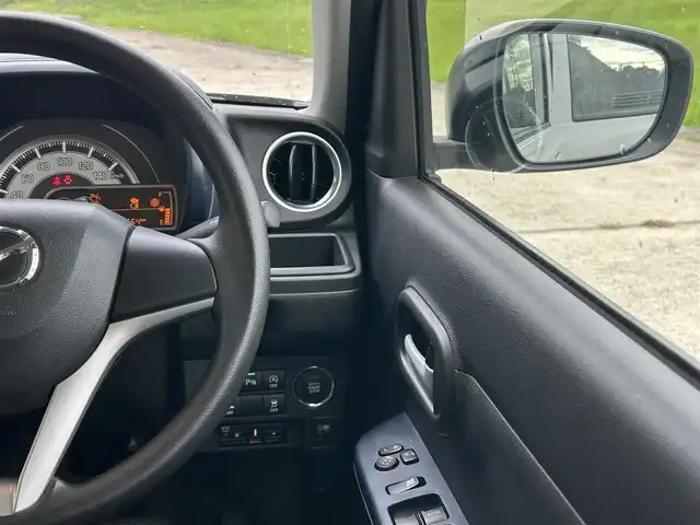 マツダ キャロル ハイブリッドGX 長崎県 2024(令6)年 0.5万km ベージュ ワンオーナー/社外メモリナビ/（CD/DVD/BT/フルセグ）/バックカメラ/衝突軽減ブレーキ/レーンアシスト/シートヒーター/ETC/前後ドライブレコーダー/オートライト/スマートキー/プッシュスタート/純正14インチAW/カラーコード：WBB　ソフトベージュメタリック