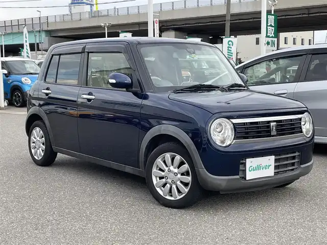 スズキ ラパン F リミテッド 石川県 2018(平30)年 6.7万km ノクターンブルーパール 純正オーディオ/スマートキー/プッシュスタート/ETC/ベンチシート/純正アルミホイール/レーダーブレーキ/シートヒーター/保証書