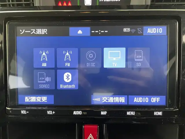 トヨタ タンク カスタムG－T 群馬県 2019(平31)年 4.9万km レーザーブルークリスタルシャイン 禁煙車　純正８型ナビ　バックカメラ　衝突軽減　両側パワースライドドア　シートヒーター　ビルトインＥＴＣ２．０　アイドリングストップ　ドライブレコーダー　スマートキー　プッシュスタート