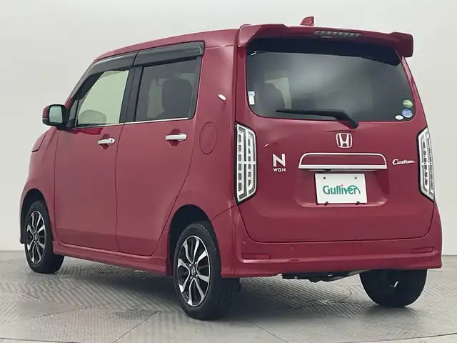 ホンダ Ｎ ＷＧＮ カスタム L ホンダセンシング 新潟県 2020(令2)年 3万km ミラノレッド 【４ＷＤ】/登録時距離/　２９９７６km/純正メモリーナビ/ワンセグ＆ＤＶＤ＆ＢＴ/ホンダセンシング/前後ドラレコ/バックモニター/スマートキー/シートヒーター/ミラーヒーター/スマートキー/ＬＥＤ/フォグ/純正１４アルミ/左右バニティミラー/ウィンカーミラー/ビルトインＥＴＣ/取説