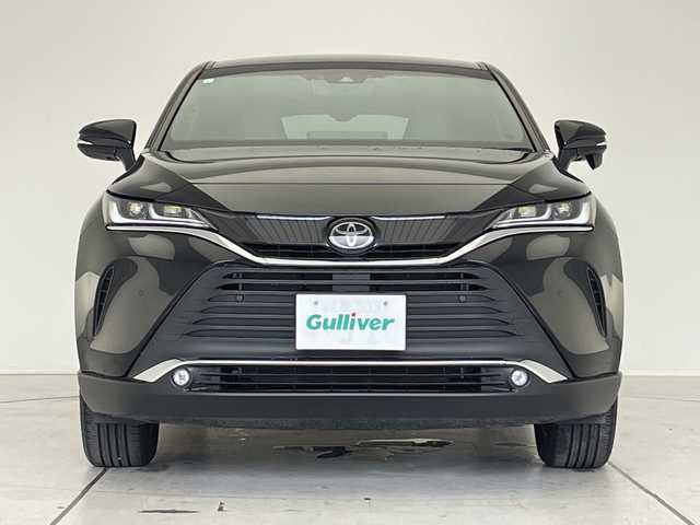 トヨタ ハリアー G 愛知県 2024(令6)年 1万km ブラック 純正8型ディズプレイオーディオ　ナビ機能なし/レーダークルーズコントロール/バックカメラ/電動リアゲート/パワーシート/コーナーセンサー/純正アルミホイール/ETC2.0/ブラインドスポットモニター/LEDヘッドライト/インテリジェントミラー/レーンキープアシスト/オートマチックハイビーム/衝突軽減システム/フルセグ/Bluetooth/ステアリングスイッチ/スマートキー/プッシュスタート