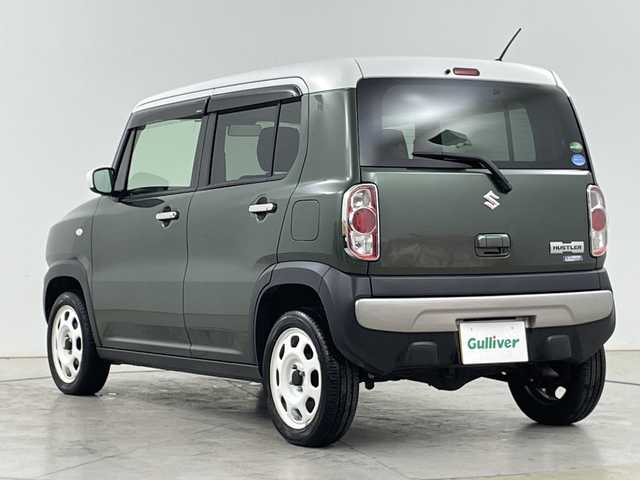 スズキ ハスラー G ターボ 道央・札幌 2019(令1)年 5.8万km クールカーキパールメタリック/ホワイト2トーンルーフ ・4WD/・デュアルカメラブレーキサポート/・衝突軽減ブレーキ/・グリップコントロール/・社外SDナビ　フルセグ/CD/DVD/BT/SD/・社外エンジンスターター/・シートヒーター/・ヒルディセントコントロール/・レーンキープアシスト/・横滑り防止装置/・ステアリングスイッチ/・電動格納ミラー/・ヘッドライトレベライザー/・純正フロアマット/・スマートキー/スペアキー/・取説/保証書