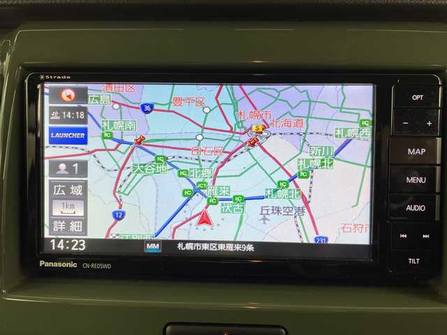 スズキ ハスラー G ターボ 道央・札幌 2019(令1)年 5.8万km クールカーキパールメタリック/ホワイト2トーンルーフ ・4WD/・デュアルカメラブレーキサポート/・衝突軽減ブレーキ/・グリップコントロール/・社外SDナビ　フルセグ/CD/DVD/BT/SD/・社外エンジンスターター/・シートヒーター/・ヒルディセントコントロール/・レーンキープアシスト/・横滑り防止装置/・ステアリングスイッチ/・電動格納ミラー/・ヘッドライトレベライザー/・純正フロアマット/・スマートキー/スペアキー/・取説/保証書