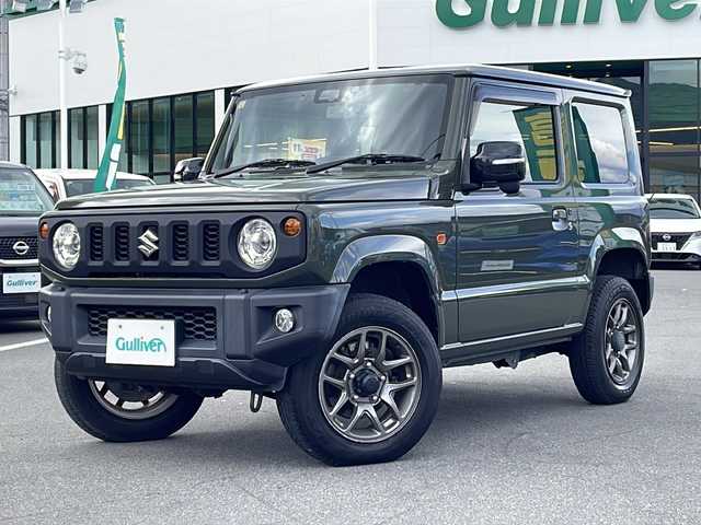 スズキ ジムニー XC 長野県 2018(平30)年 3.6万km ジャングルグリーン 禁煙車/社外7インチナビ/【CN-E300D】/（CD/ワンセグTV/Bluetooth）/セーフティーサポート/・デュアルセンサーブレーキサポート/・誤発進抑制機能/・車線逸脱警報機能/・ふらつき警報機能/・先行車発進お知らせ機能/・標識認識機能/・ハイビームアシスト/ビルトインETC/クルーズコントロール/革巻きステアリング/ステアリングスイッチ/前席シートヒーター/ドライブレコーダー/LEDヘッドライト/フォグランプ/オートライト/スマートキー/Pスタート/電動格納ミラー/純正16インチAW/純正フロアマット/純正ドアバイザー