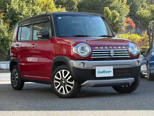 スズキ ハスラー Jスタイル Ⅱ ターボ 大阪府 2016(平28)年 4.5万km フェニックスレッドパール/ブルーイッシュブラックパール /禁煙車//ディーラーOPメモリナビ/・CD・DVD・FM・AM・BT・フルセグTV//全方位カメラ//ハーフレザーシート//前席シートヒーター//クルーズコントロール//デュアルカメラレーダーブレーキサポート//ステアリングスイッチ//パドルシフト//HIDヘッドライト//スマートキー//プッシュスタート//前後ドライブレコーダー//純正15インチアルミホイール//保証書//取扱説明書//スペアキー