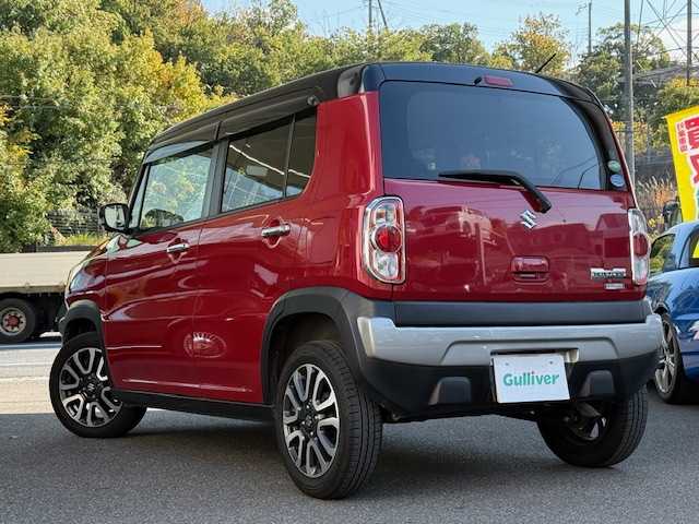 スズキ ハスラー Jスタイル Ⅱ ターボ 大阪府 2016(平28)年 4.5万km フェニックスレッドパール/ブルーイッシュブラックパール /禁煙車//ディーラーOPメモリナビ/・CD・DVD・FM・AM・BT・フルセグTV//全方位カメラ//ハーフレザーシート//前席シートヒーター//クルーズコントロール//デュアルカメラレーダーブレーキサポート//ステアリングスイッチ//パドルシフト//HIDヘッドライト//スマートキー//プッシュスタート//前後ドライブレコーダー//純正15インチアルミホイール//保証書//取扱説明書//スペアキー