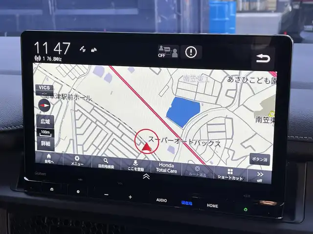 ホンダ ステップワゴン スパーダ eHEV 滋賀県 2025(令7)年 0.1千km クリスタルブラックパール 登録済未使用車/純正11.4インチナビ/【Bluetooth/CD/DVD/フルセグTV/Apple Carplay/Android Auto】/両側パワースライドドア/ハーフレザーシート/バックカメラ/ホンダセンシング/・衝突軽減ブレーキ/・先行車発進お知らせ機能/・歩行者事故低減ステアリング/・路外逸脱抑制機能/・標識認識機能/・渋滞追従機能付アダプティブクルーズコントロール/・車線維持支援システム/・トラフィックジャムアシスト（渋滞運転支援機能）/・ブラインドスポットインフォメーション/・誤発進抑制機能/・後方誤発進抑制機能/・近距離衝突軽減ブレーキ/・急アクセル抑制機能/・パーキングセンサーシステム/・オートハイビーム/・アダプティブドライビングビーム/LEDヘッドライト/パワーバックドア/D/Nシートヒーター/二列目オットマン/後席サンシェード/パドルシフト/プッシュスタート/スマートキー/ステアリングリモコン