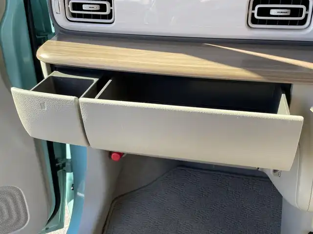 スズキ ラパン X 群馬県 2016(平28)年 5.9万km フレンチミントパールメタリック 衝突軽減ブレーキ/社外SDナビゲーション/（CD/DVD/SD/BT/フルセグTV）/ETC/D席シートヒーター/アイドリングストップ/LEDヘッドライト/オートライト/電格ミラー/純正フロアマット/純正14インチアルミホイール