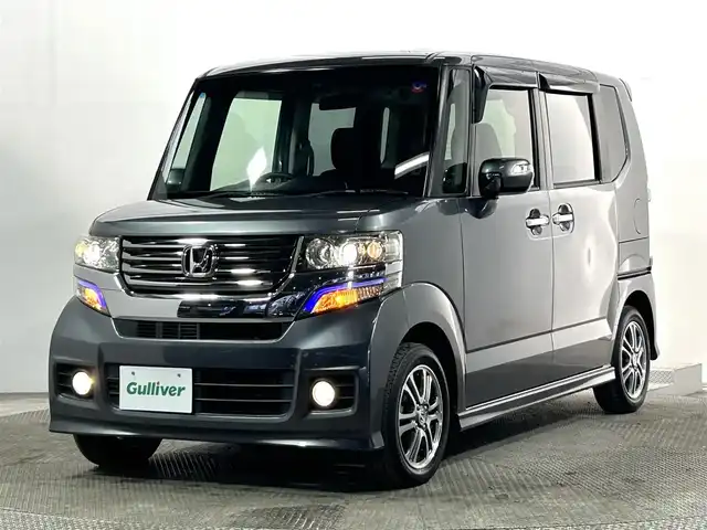 ホンダ Ｎ ＢＯＸ カスタム G Aパッケージ 大阪府 2014(平26)年 4.2万km ポリッシュドメタルメタリック 純正ディスプレイオーディオ 衝突軽減 バックカメラ ETC 片側パワースライドドア オートライト アイドリングストップ スマートキー プッシュスタート 電格ミラー ステアリングスイッチ スペアキー